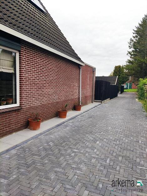 Stonique trommel dikformaat 8 cm antraciet