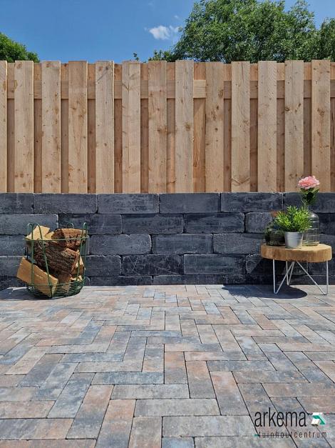 Linea trommel 15x15x45 cm antraciet