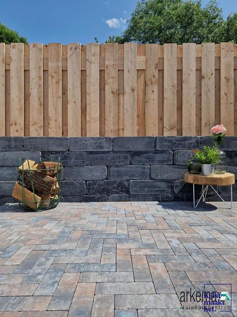Linea trommel 15x15x45 cm antraciet