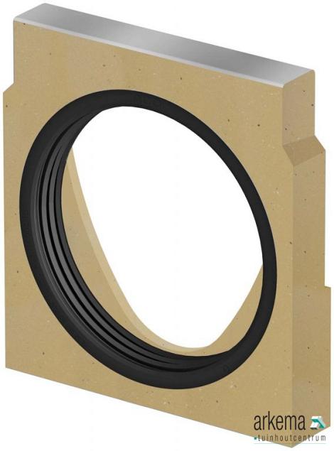 Multi Drain D100 Eindplaat + uitloopØ110