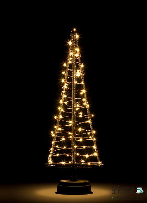 Santa's Tree L, 85 LED koper.