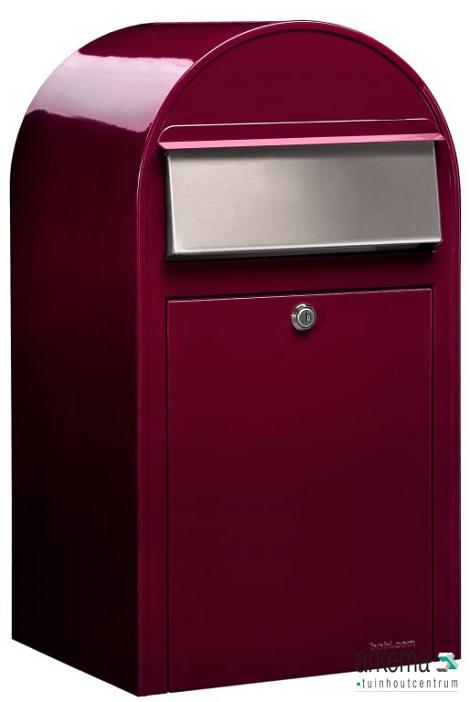 Grande 3005 i RAL 3005 bordeauxrood + RVS klep