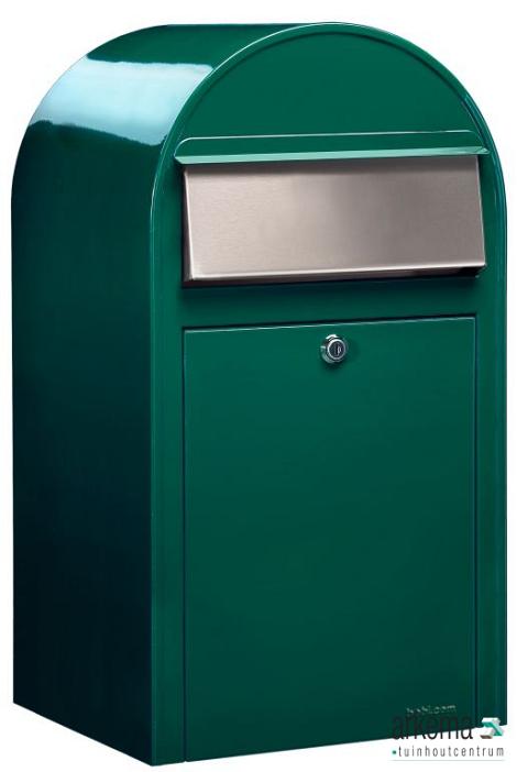 Grande 6005 i RAL 6005 donkergroen + RVS klep