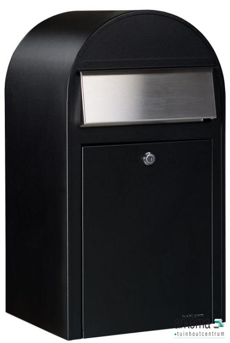 Grande st9005 i RAL 9005 zwart struktuur + RVS klep