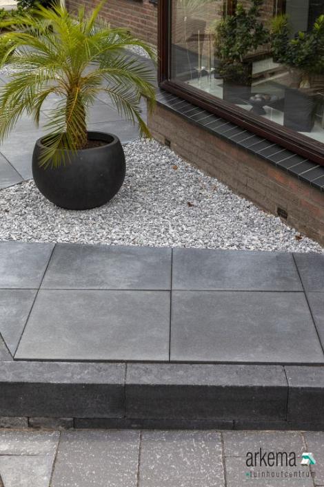 Tuintegel 60X60X5Cm Black-Nl-