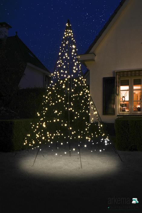 Fairybell 3m 480LED Warm White met mast