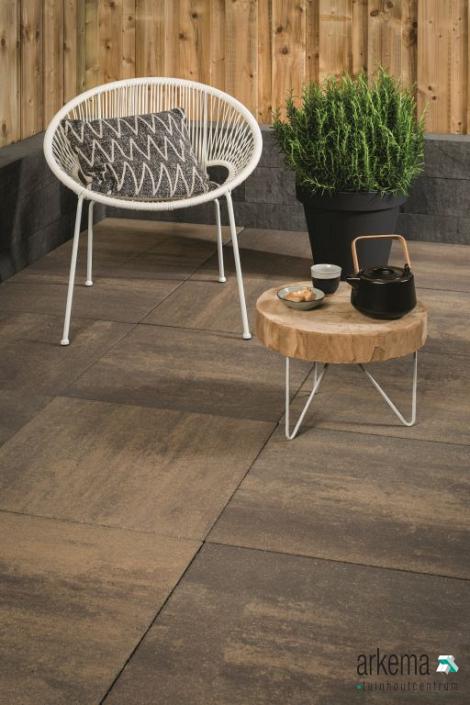 Patio square 60x60x4 cm forrest