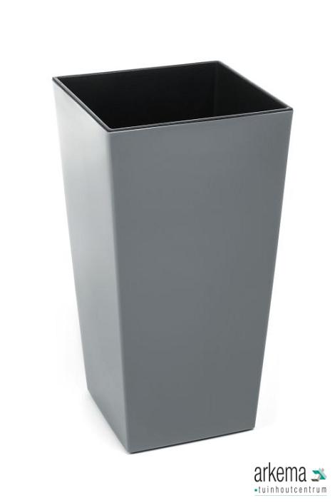 Endersen plantenbak Bonaire H 57 cm Zilver grijs 30x30x57