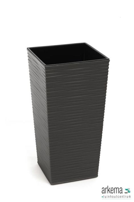 Endersen plantenbak Bonaire Lux H 75,3 cm Graniet grijs 40x40x75,3