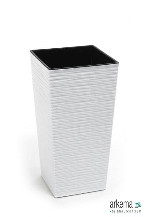 Endersen plantenbak Bonaire Lux H 57 cm Wit 30x30x57