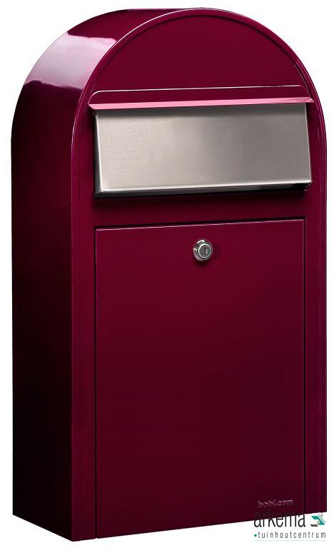 Grande S 3005 i RAL 3005 bordeauxrood + RVS klep