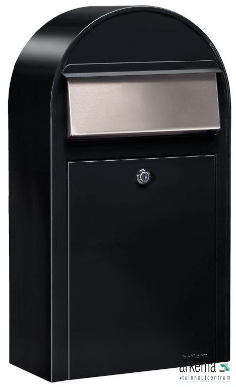 Grande S st9005 i RAL 9005 zwart struktuur + RVS klep