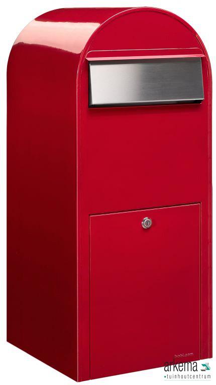 Jumbo 3001 i RAL 3001 helderrood + RVS klep