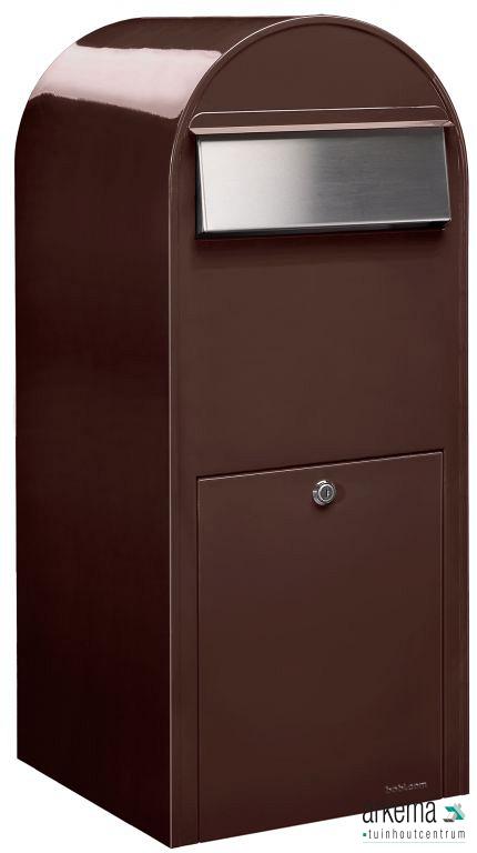 Jumbo 8017 i RAL 8017 donkerbruin + RVS klep