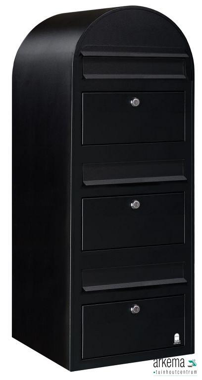 Trio 9005 RAL 9005 zwart struktuur