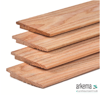 Douglas ongedroogd (breed) 1.1/2.2x19.5x400cm Zweeds rabat werkend: 18.0cm
