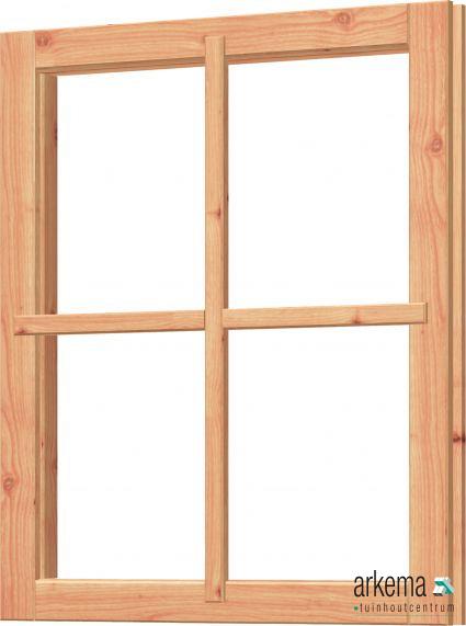 Vast raamkozijn DOUGLAS kozijn:726x877mm