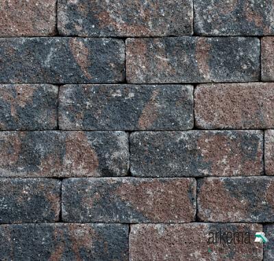 Splitrock trommel 32x13x11 cm bruin/zwart