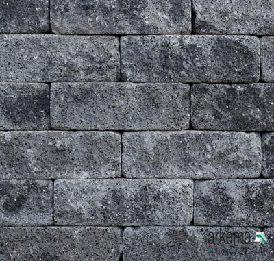 Splitrock trommel 32x13x11 cm grijs/zwart