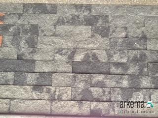 Splitrock 32x13x11 cm grijs/zwart