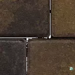 Betonklinker 10,5x21x8 cm Brons genuanceerd