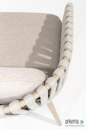 Eva dining chair latte with 2 cushions Latte