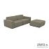 Icon loungeset 3-zits + hocker Olive Green