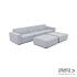 Icon loungeset 6-zits + 2 hockers Mouse Grey