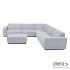 Icon loungeset 8-zits hoek + hocker small (rechts) Mouse Grey