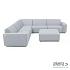 Icon loungeset 8-zits hoek + hocker (links) Mouse Grey