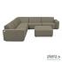 Icon loungeset 8-zits hoek + hocker (links) Olive Green