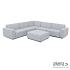Icon loungeset 8-zits hoek + hocker (rechts) Mouse Grey