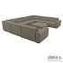 Icon loungeset U-zits + hocker Olive Green
