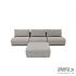Luxury loungeset straight 330 + hocker Light Taupe