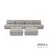 Luxury loungeset straight 440 + 2 hockers Light Taupe