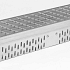 Glassline verzinkt stalen goot +maasrooster 50cm