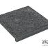 ORIENTAL BLACK ZWEMBADBOORD H 35X35X3/5 GEVL-GEBOR-180°-VERZ