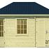 Blokhut - Tuinhuis - Home Office 44mm Agnes met aanbouw Prijs exclusief dakbedekking - dient apart besteld te worden