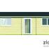 Blokhut - Tuinhuis - Home Office 70mm Ava incl. 27mm dak incl. wandlagen fundering Prijs exclusief dakbedekking, ramen en deuren