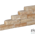 PILESTONE LINE MONT BLANC 40X15X10CM