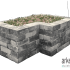 TUMBELWALL GETR. 30X20X10CM MATTERHORN