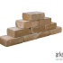 TUMBELWALL GETR. 30X20X10CM MONT BLANC