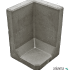 HOEK L-ELEMENT GRIJS 40X40X40CM