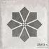 GeoCeramica® 60x60x4 Etoile Silver base