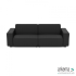 uni loungeset 3-zits Wicked Black