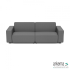 uni loungeset 3-zits Antraciet