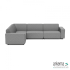 Icon deluxe loungeset 6-zits hoek (links) Steel