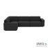 uni loungeset 6-zits hoek (links) Wicked Black