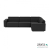 uni loungeset 6-zits hoek (rechts) Wicked Black