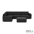 Icon deluxe loungeset 6-zits hoek + hocker (links) Anthracite